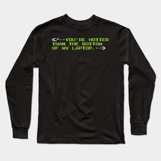 It Laptop Long Sleeve T-Shirt